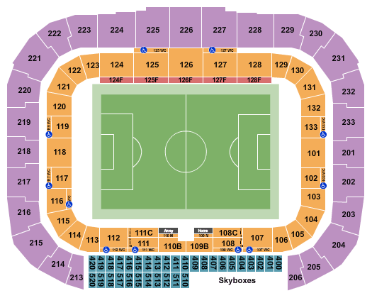 Sports Illustrated Stadium International Friendly Seating Chart
